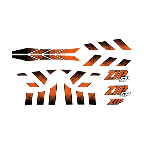 Séglage des autocollants Piaggio Zip SP H2O
