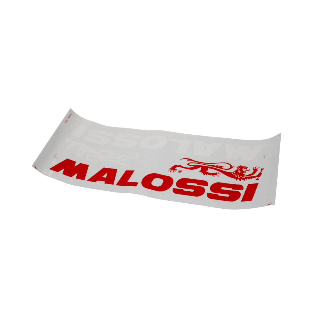 Adesivi Malossi rosso/bianco 60x13,5 cm