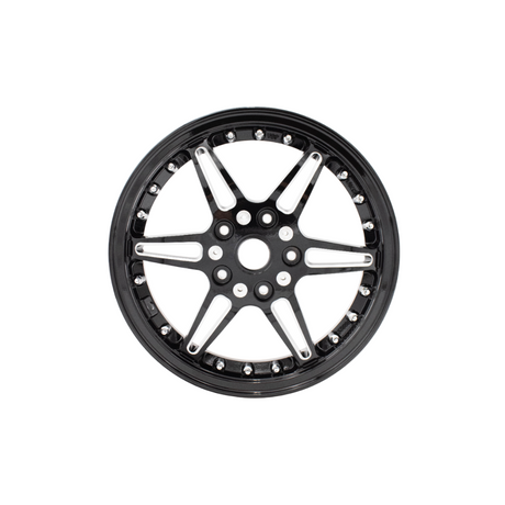 Velgenset Double Disc Shine Black Vespa Sprint/GTS - Sport