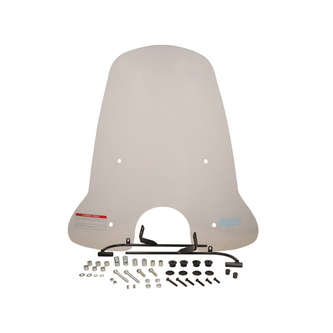 Hohe Windschutzscheibe + Montage klarer runder Scheinwerfer BTC Riva / GTS Toscana