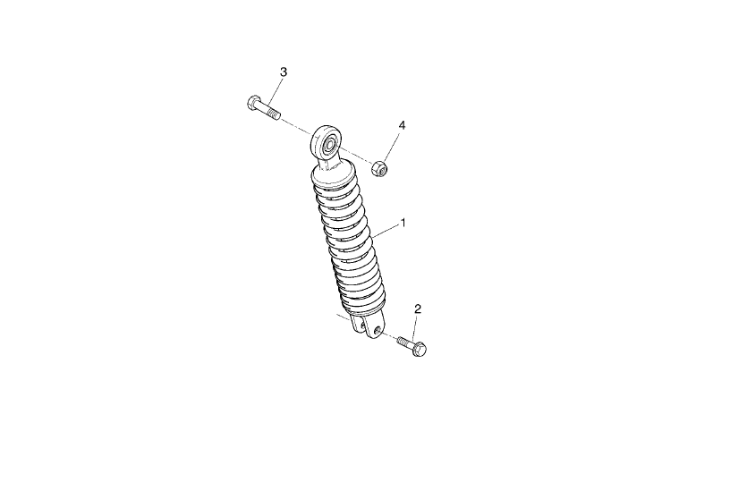 Yamaha Aerox 50 R Facelift 2013-2016 - Schokbreker Achter