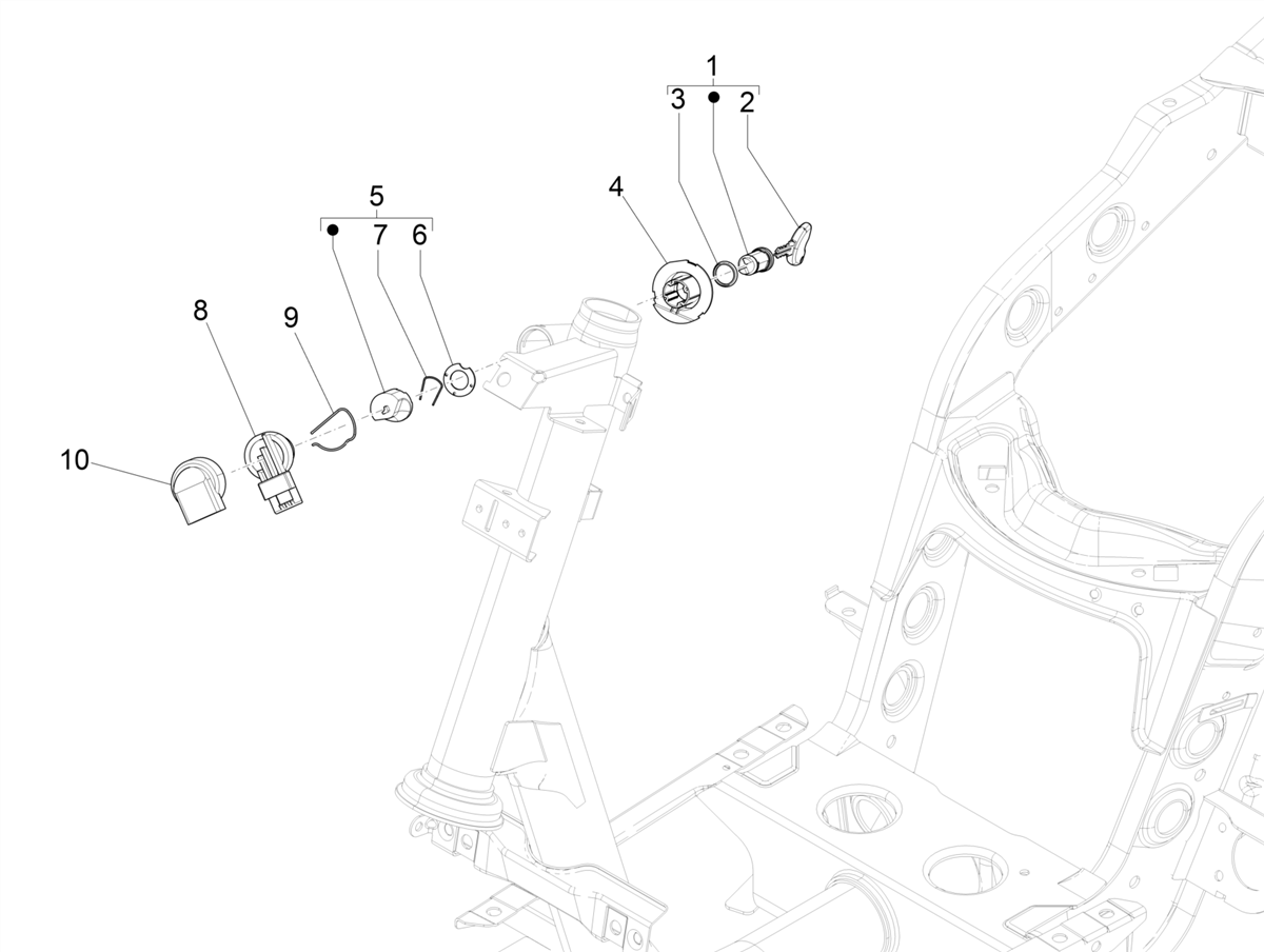 Zip 50 4T 25 Km/h NOABS E4 2018 - 2020 - Sloten