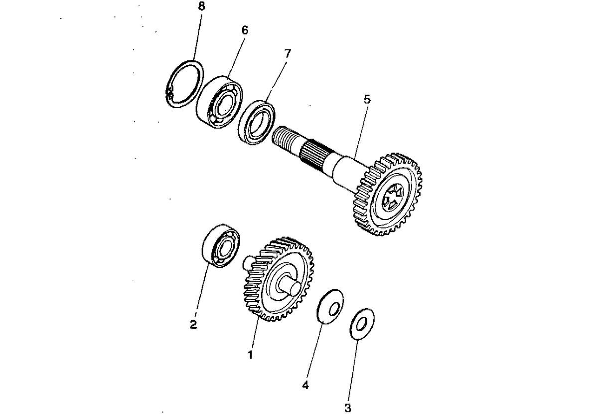 Yamaha Aerox 50 R 1998-2012 - Transmissie