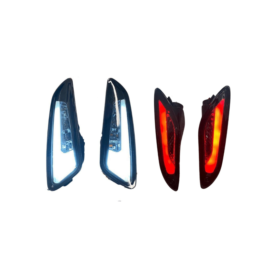 LED Tube Light Smoke Flashing Light Set Vespa Sprint / Primavera