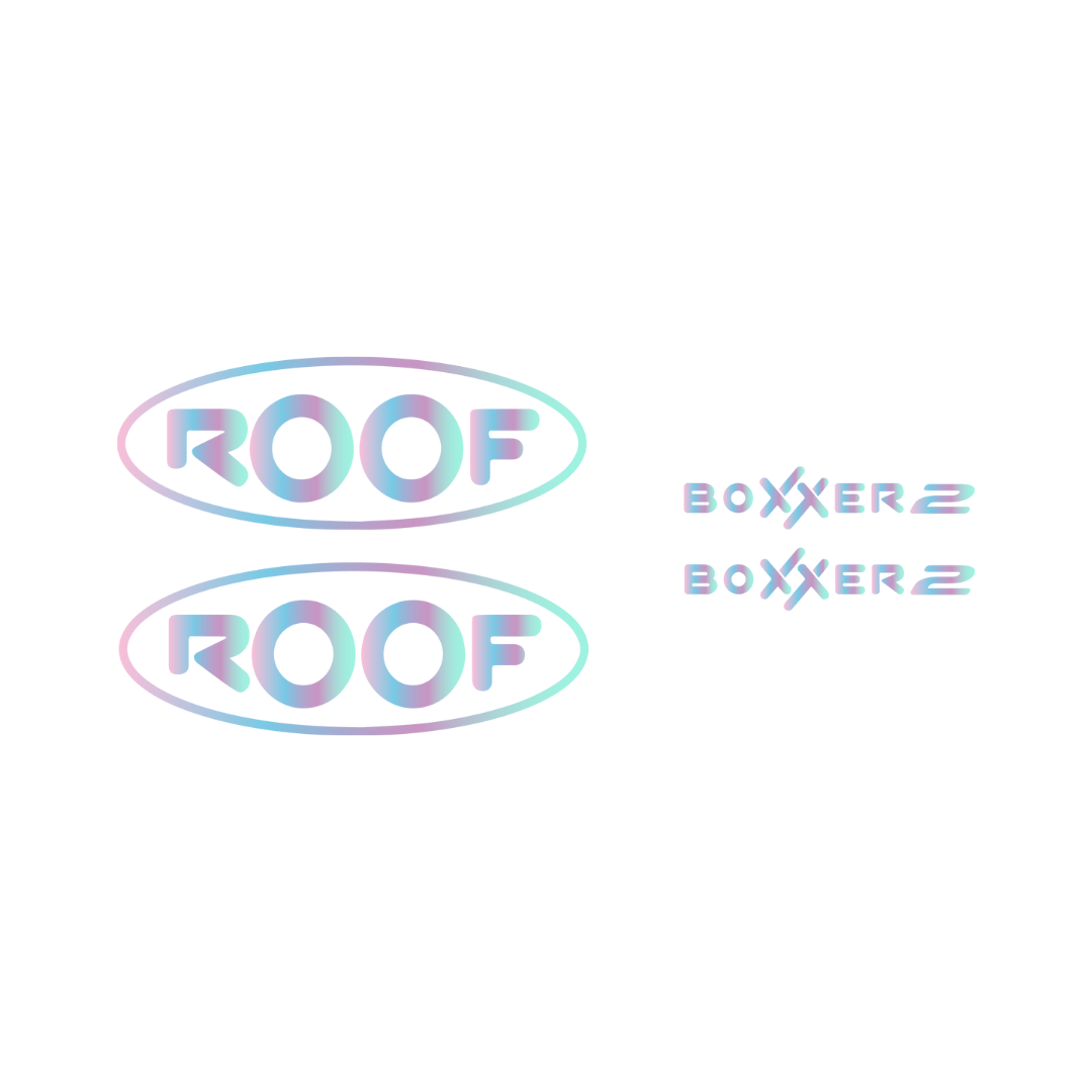 Casco del set di adesivi set 2