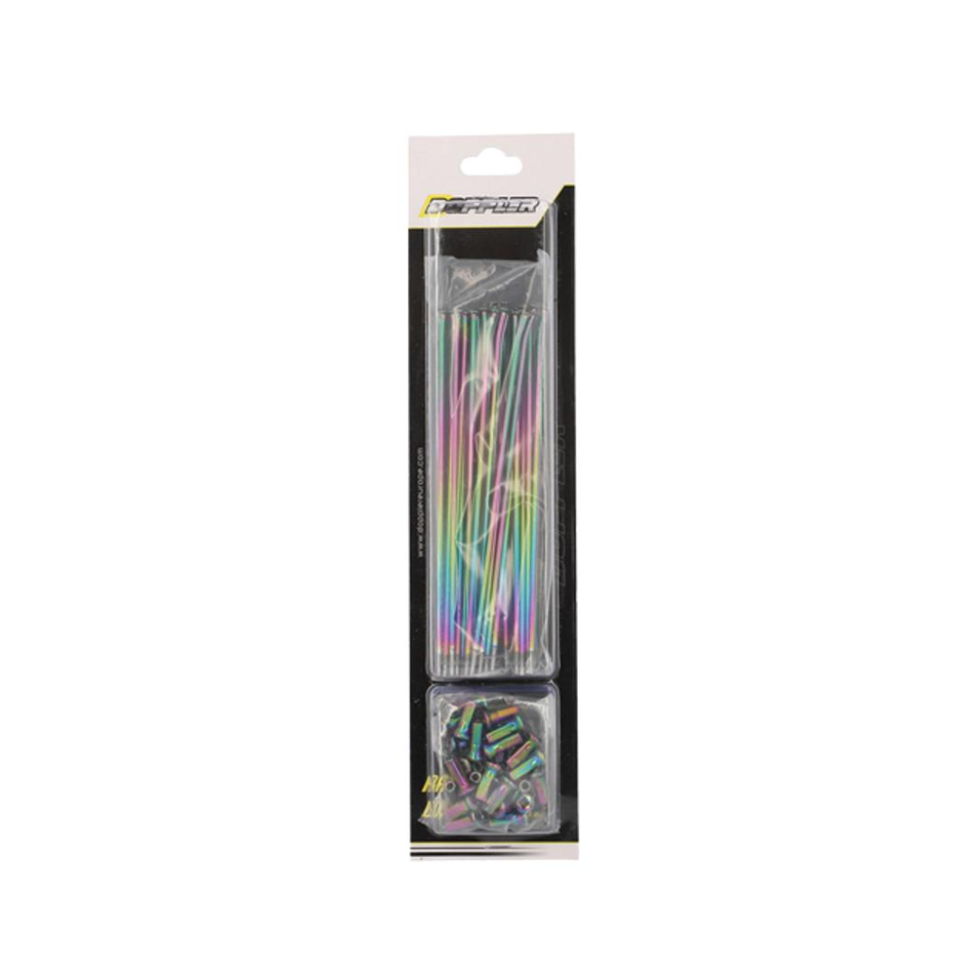 Spaakset Voorwiel Doppler 195MM 36-Delig Neochrome Derbi Senda