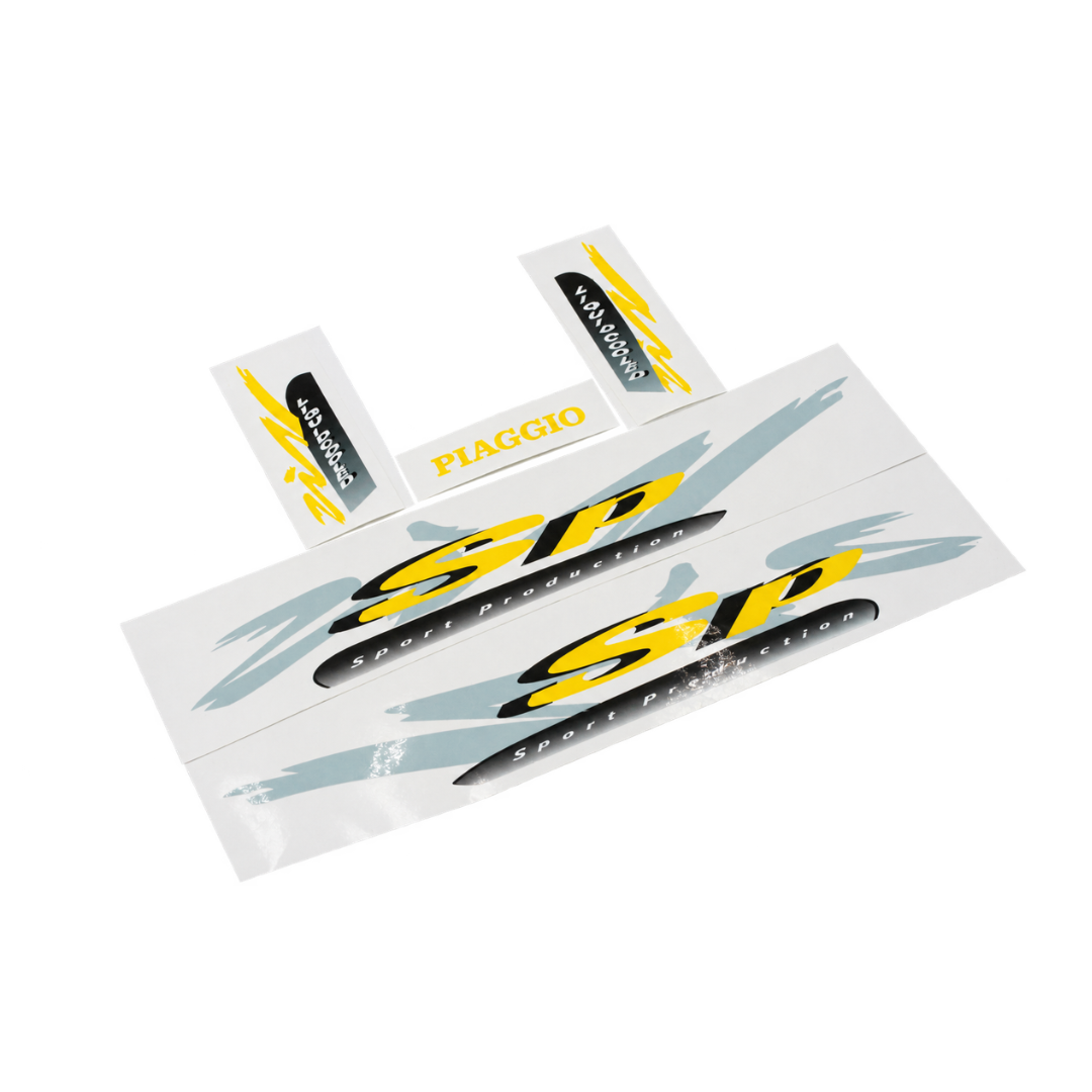 Set d'autocollants Piaggio Zip SP98 Modèle d'origine
