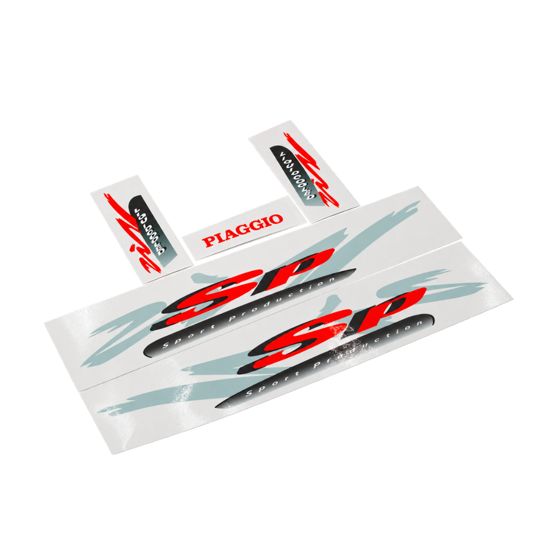 Set d'autocollants Piaggio Zip SP98 Modèle d'origine
