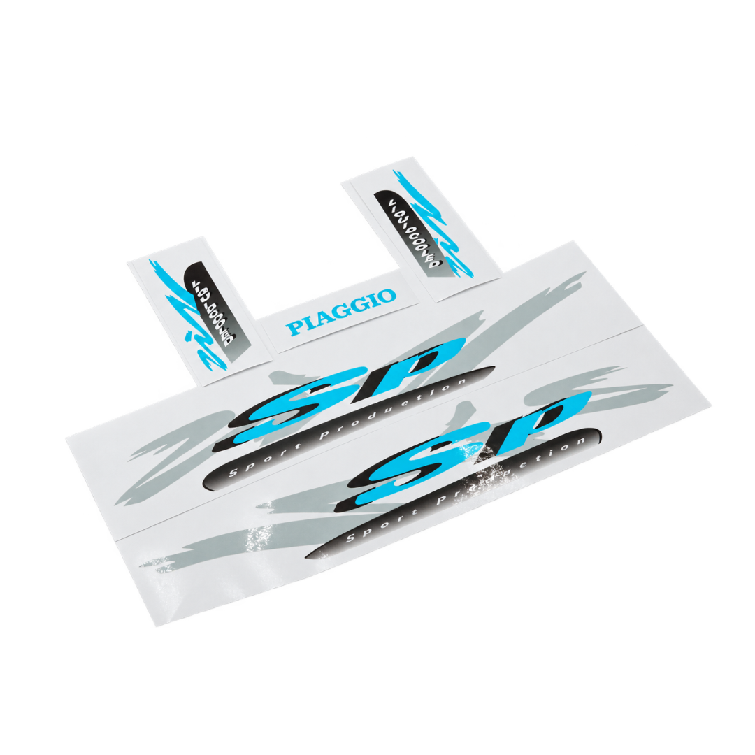 Set d'autocollants Piaggio Zip SP98 Modèle d'origine