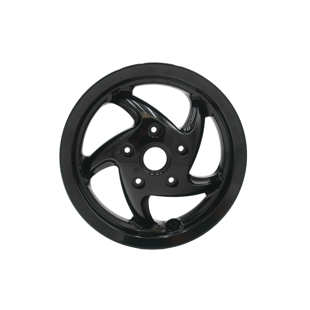 Jante avant Piaggio Zip SP98 brillant noir CNC modèle d'origine