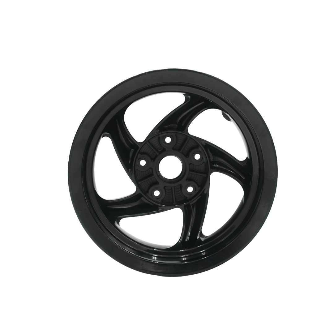 Jante avant Piaggio Zip SP98 brillant noir CNC modèle d'origine
