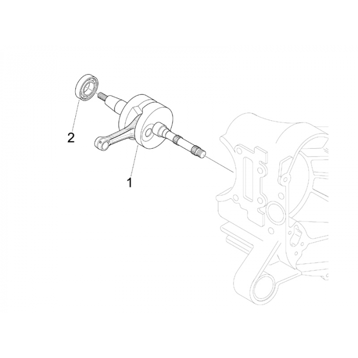 Krukas | Zip 50 4T 25 Km/h NOABS E2 2006-2016 (EMEA)