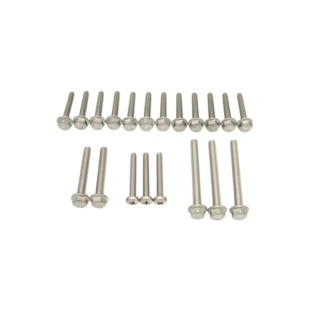 Carterboutset en acier inoxydable incl. Couvrir Gilera Runner 125 / 180cc 2