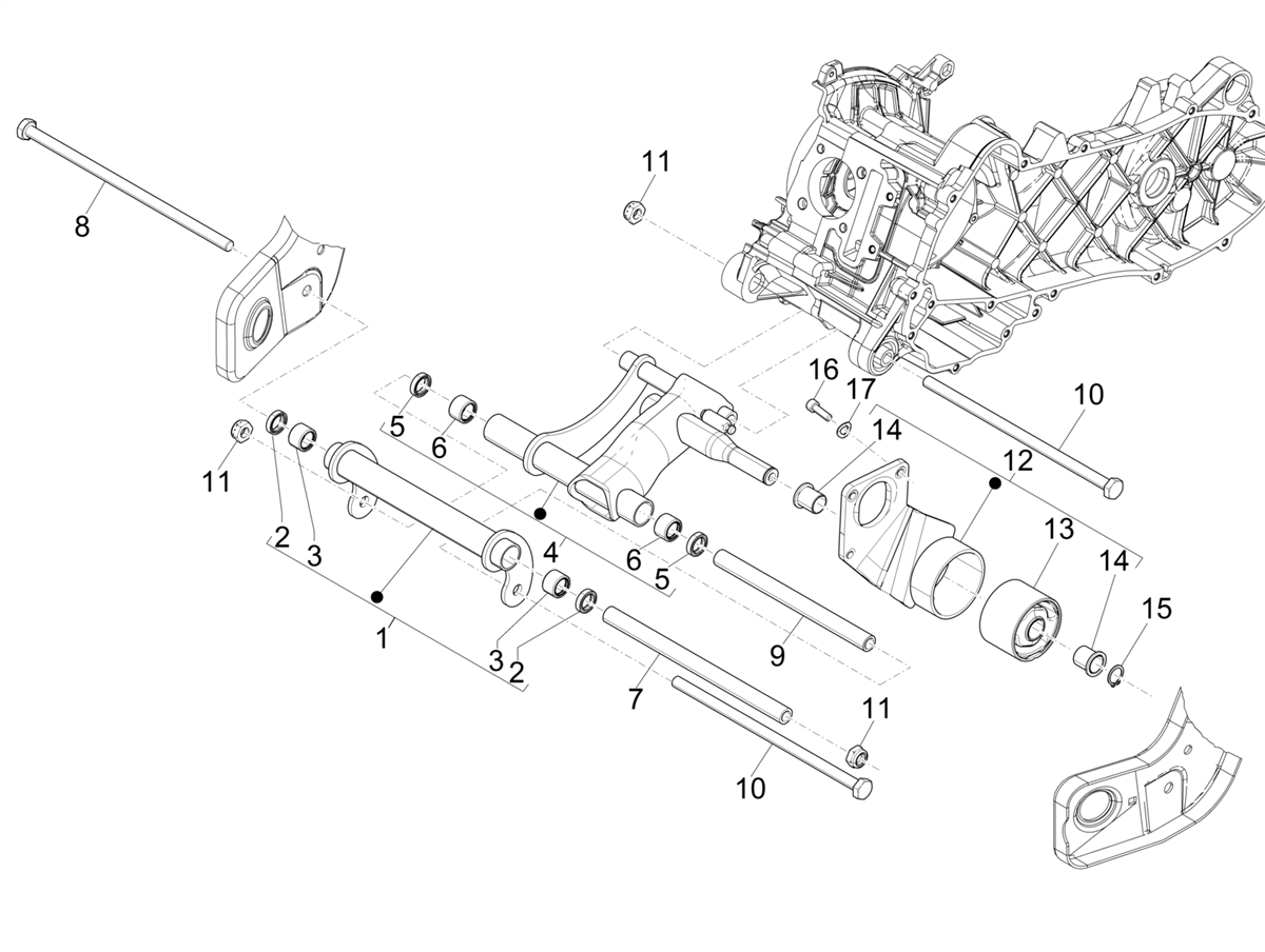 Zip 50 4T 25 Km/h NOABS E4 2018 - 2020 - Subframe