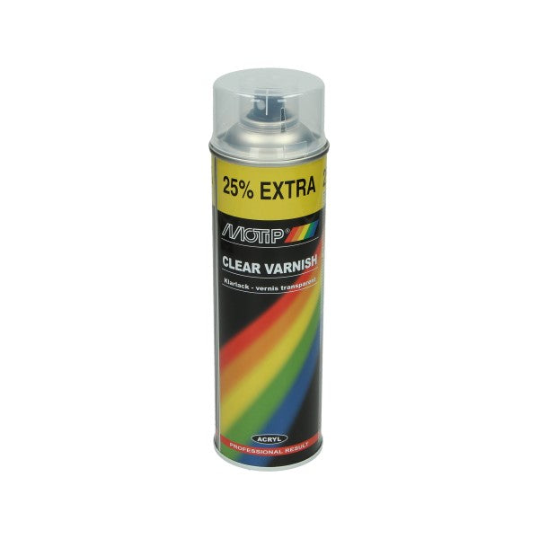 Spuitbus Motip Blanke Lak Glans 500Ml Spuitlak