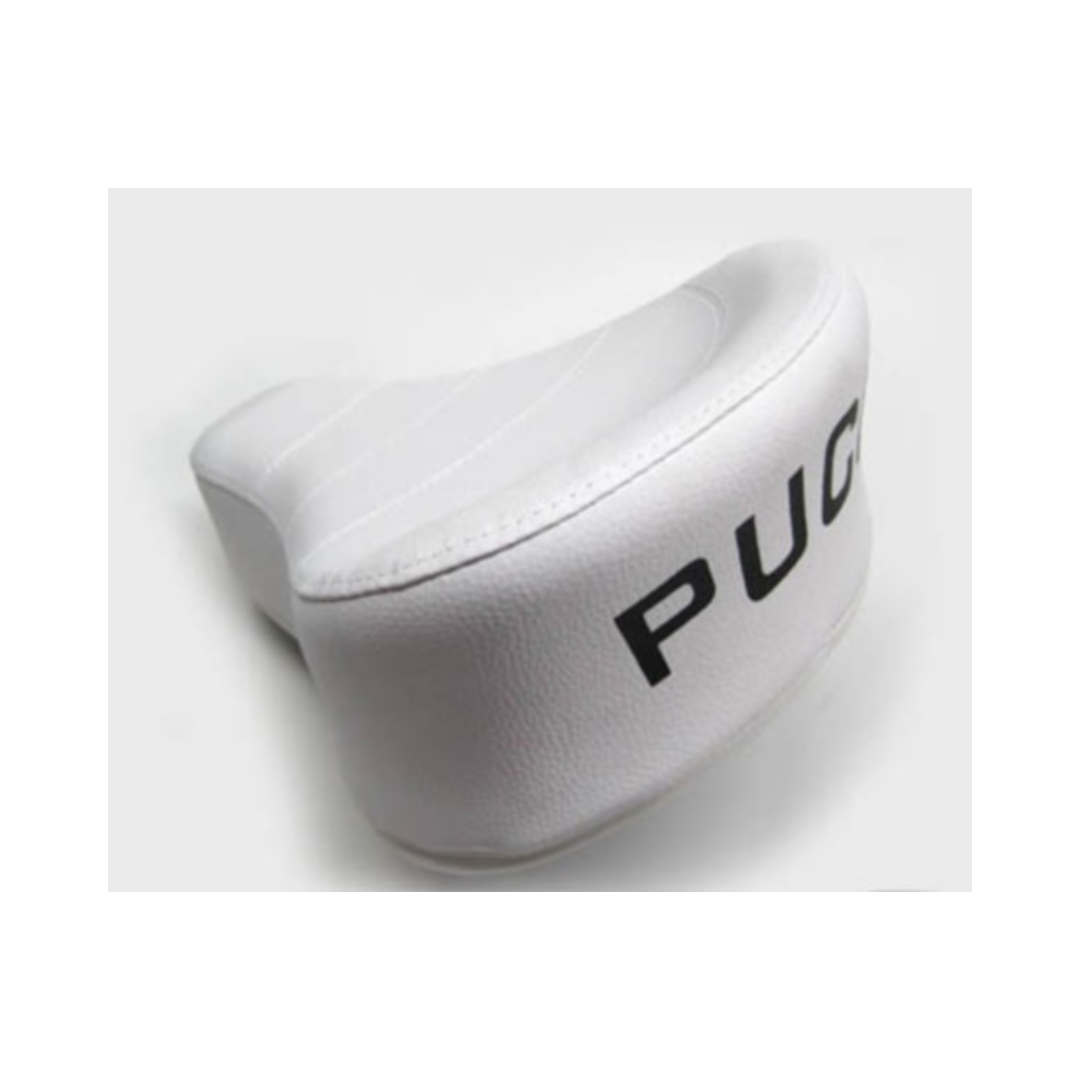 Selle avec impression Puch blanc pour Puch Maxi (fabriqué en UE)