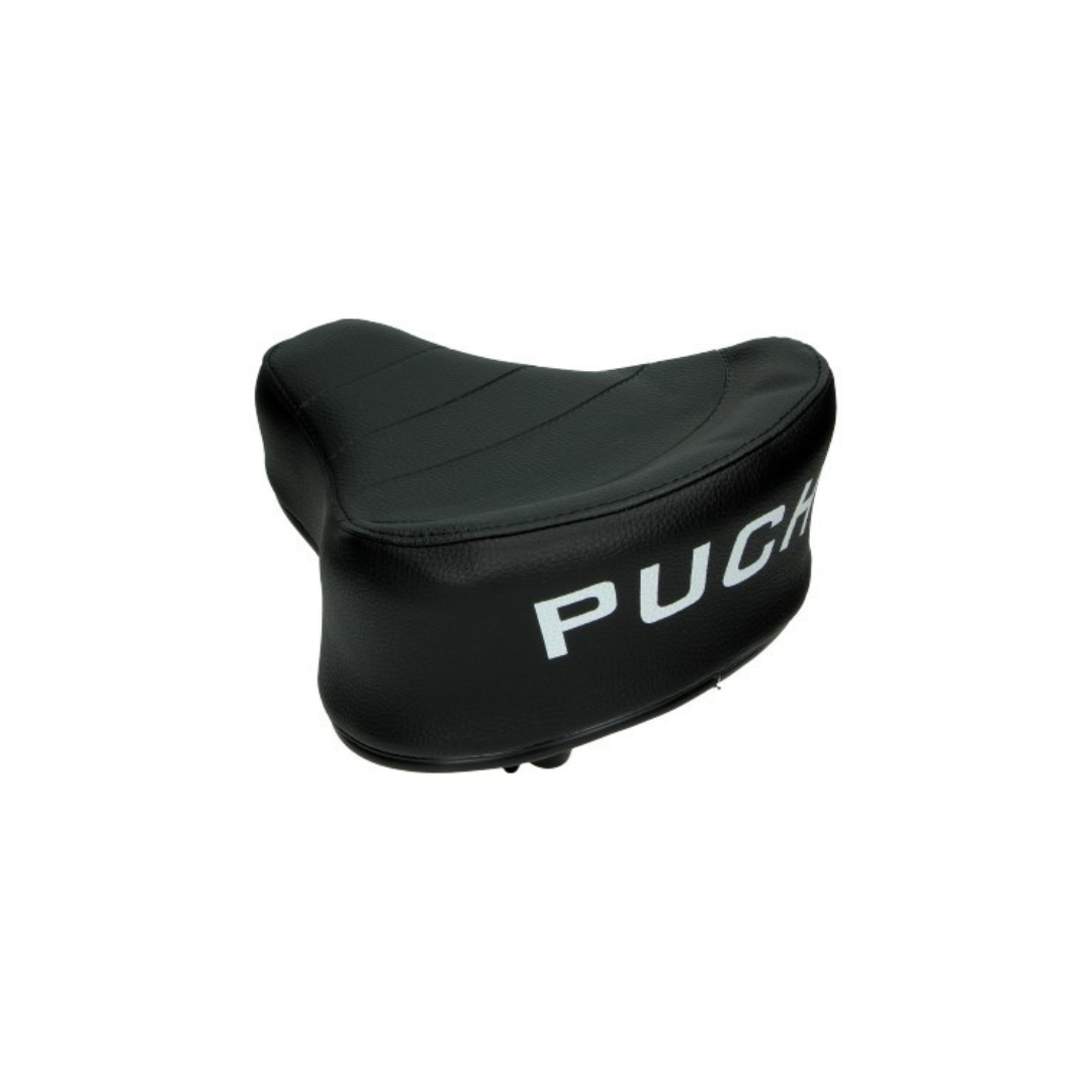 Saddle With Print Puch Thick Model Black Fits Puch Maxi (Made in EU)