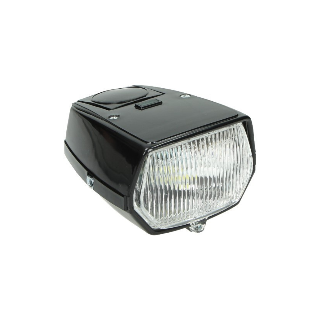 Koplamp DMP LED Zwart Past Op Maxi, Puch