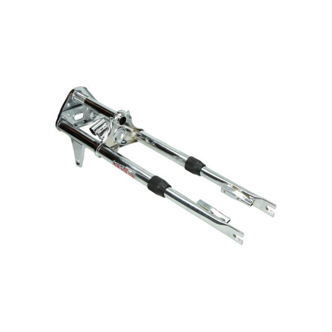 FORK FRITTURA EBR Modello originale Completa + Connessione a blocco dello sterzo CHROME FIT su PUCH Maxi N