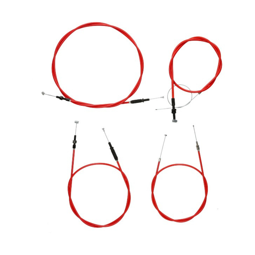 Cable set DMP Red 4PCS fits Maxi, Puch