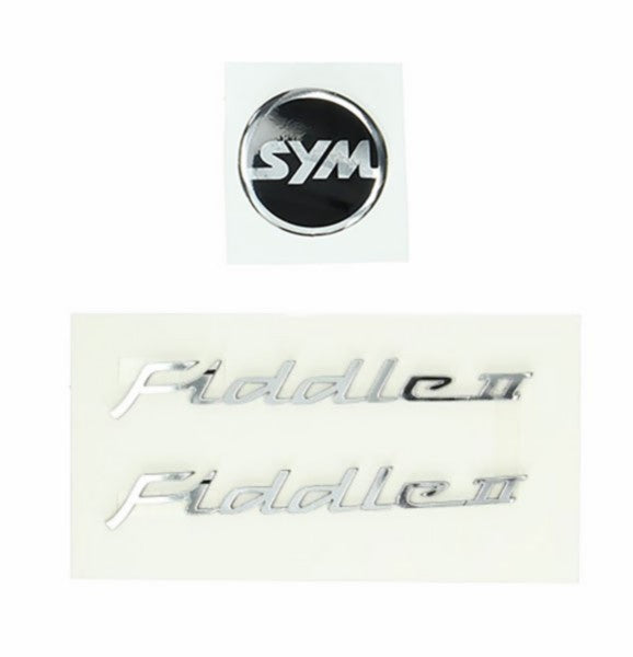 Sticker set Sym fiddle 2 chromium