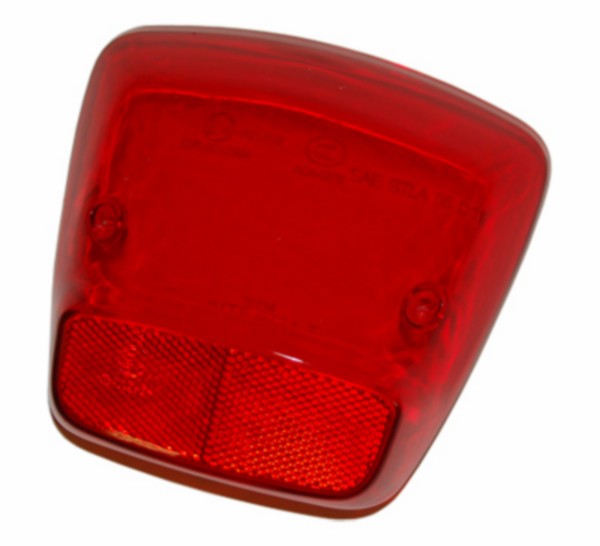 Rear light glass Sym Fiddle Red