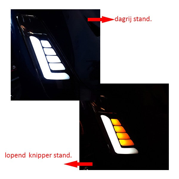 Flashing light set for LED Matrix Sym Fiddle 2 E4 Matrix