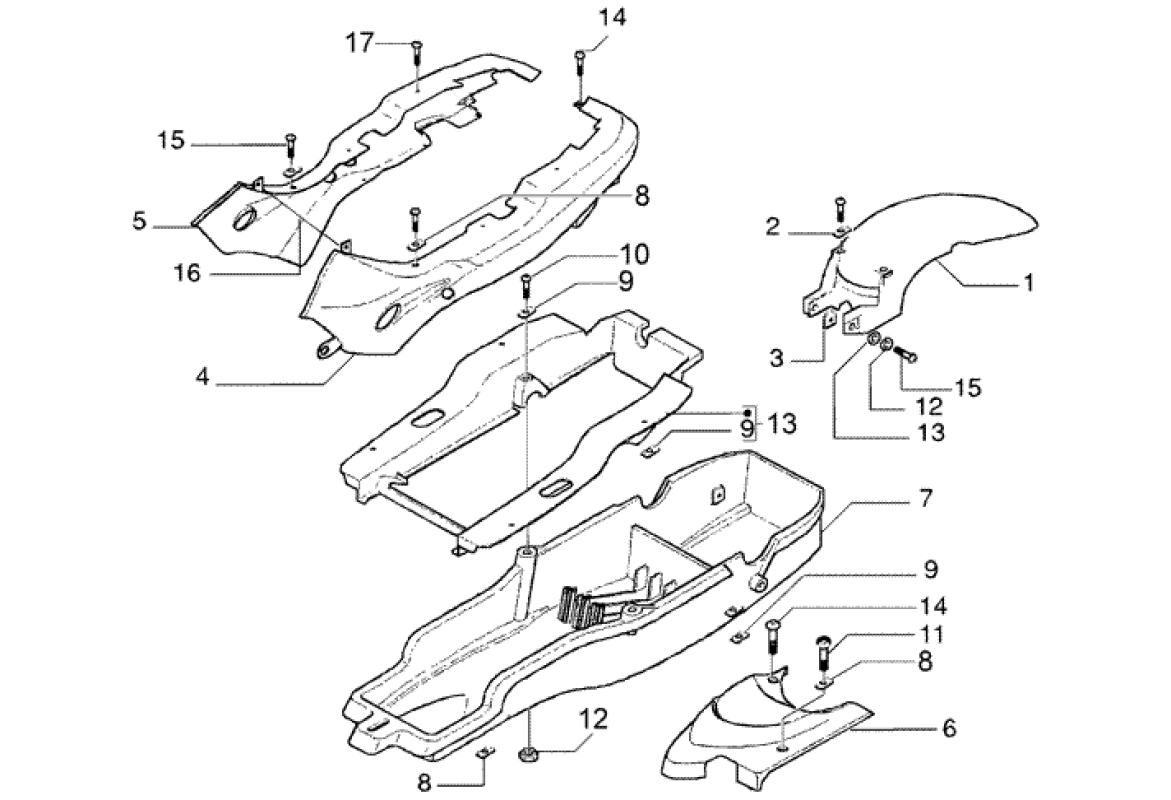 Gilera DNA 50 2T E2 2005 - Buddyseat/Zadel Onderdeel