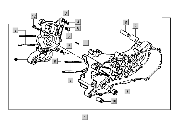 Gilera DNA 50 2T E1 2000-2001  - Carter