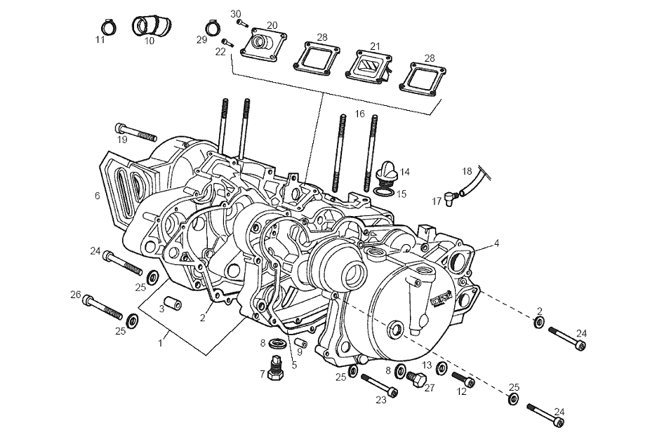Derbi Senda SM 50 2T 2ª ED DRD 2002-2003 - Carter