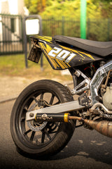 KRM Uitlaat Rood 80-90cc Derbi