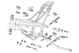 Derbi Senda SM 50 2T 2000-2001 – Chassis Zijstandaard