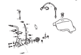 Derbi Senda SM 50 2T 2000-2001 – Olietank Oliepomp
