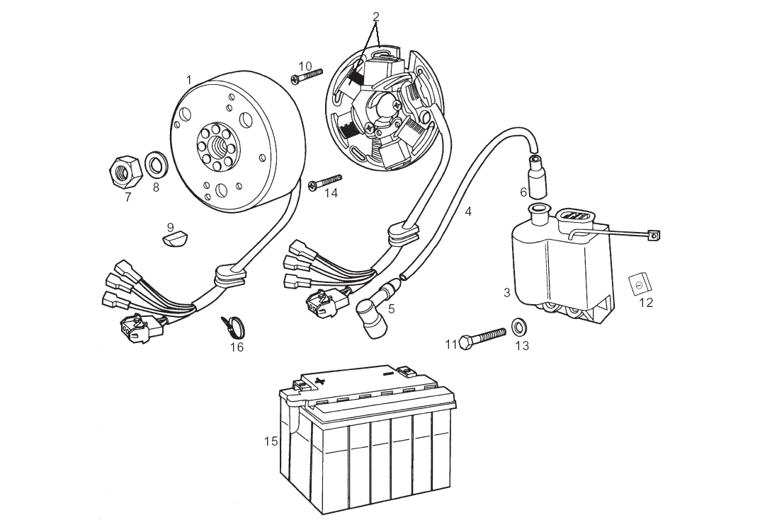 Derbi Senda SM 50 2T 2000-2001 – Ontsteking