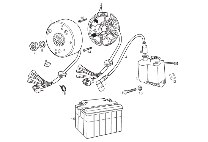 Derbi Senda SM 50 2T 2000-2001 – Ontsteking