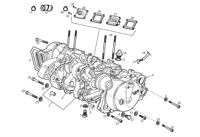 Derbi Senda SM 50 2T 2ª ED DRD 2002-2003 – Carter