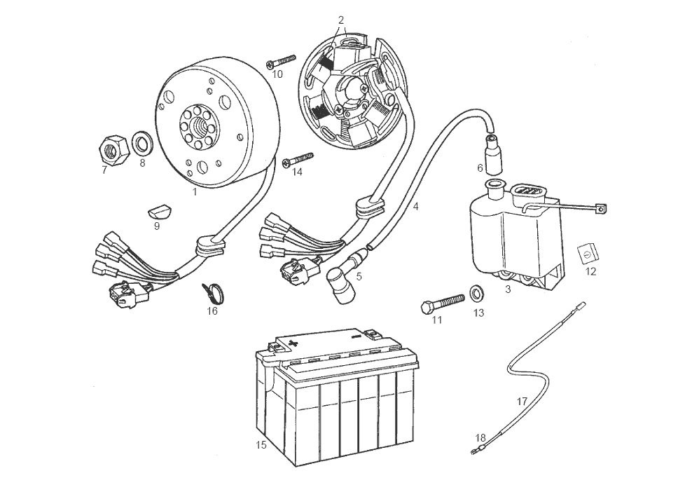 Derbi Senda SM 50 2T 2ª ED DRD 2002-2003 – Ontsteking Uitlaat