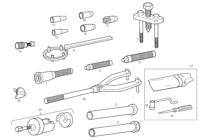 Derbi Senda SM 50 2T 2ª ED DRD 2002-2003 – Werkplaatsgereedschap