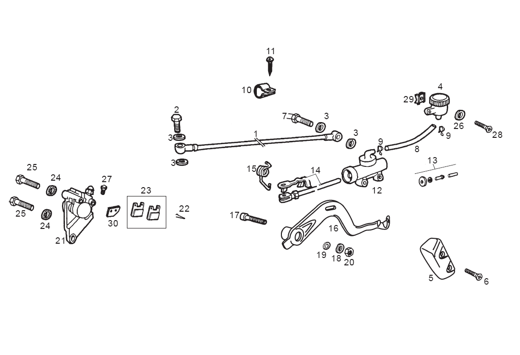 Derbi Senda SM 50 2T 2ª ED X-Treme E1 2003 – Achterrem