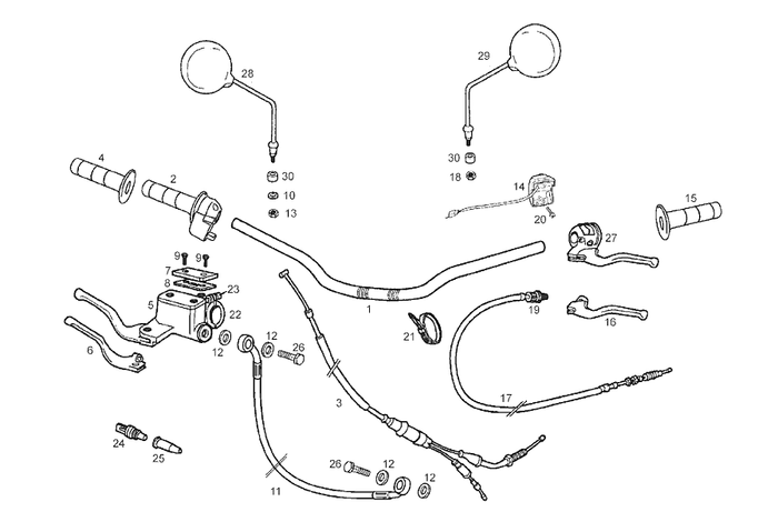 Derbi Senda SM 50 2T 2ª ED X-Treme E2 2005 – Hoofdremcilinder Schakeleenheid