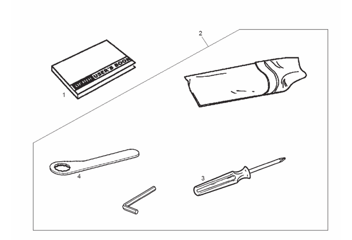 Derbi Senda SM 50 2T 4ª ED X-Treme E2 2007 – Gereedschapszak Handleiding
