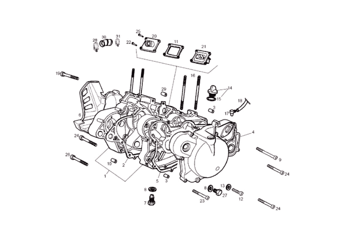 Derbi Senda SM 50 2T X-Treme E2 2010 – Carter