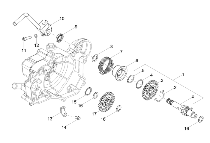 Derbi Senda SM 50 2T X-Treme E4 2019-2020 – Startmotor