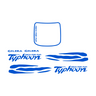 Set d'autocollants Waves Piaggio / Gilera Typhoon