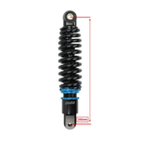 Achterschokbreker Polini 245MM Zwart MBK Booster