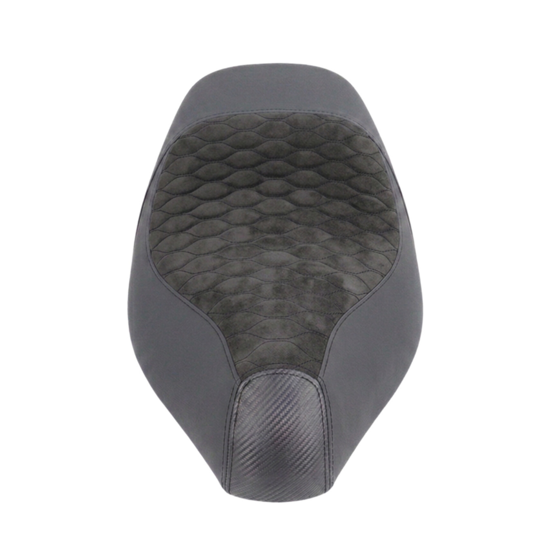 Zadelhoes Alcantara / Carbon Gilera Runner Zwart / Zwart