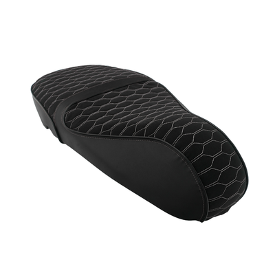 Housse de selle Fenom aspect Alcantara blanche Vespa Sprint / Primavera