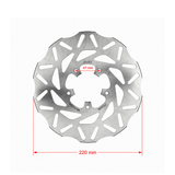 Disco freno Polini Wave 220MM Gilera Runner / Skipper LX