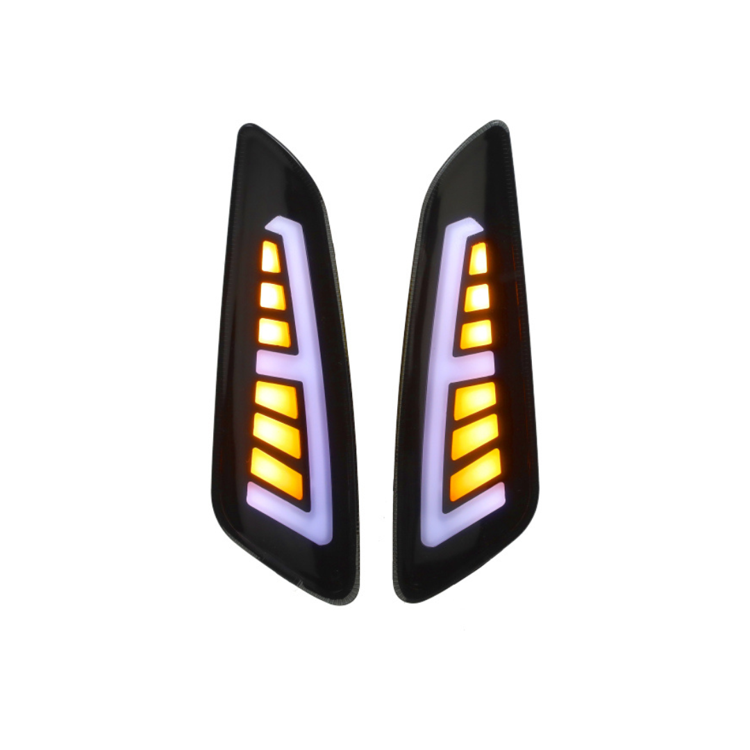 Knipperlichtset Led Voorzijde Power1 Sport Smoke Vespa Sprint / Primavera
