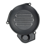 Schwungraddeckel DMP Chrom Rand Schwarz Senda2006